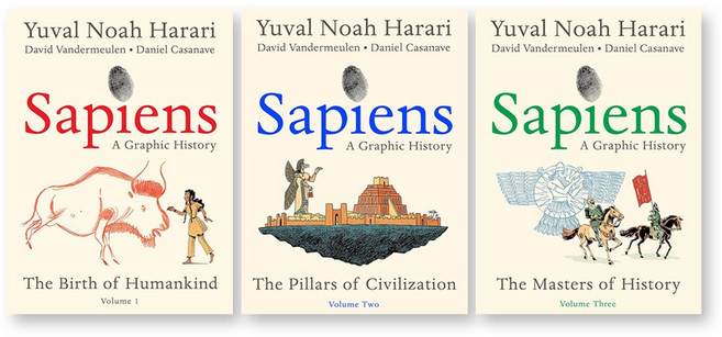 Sapiens Graphic Novel 3종 낱권 세트, Harper Perennial