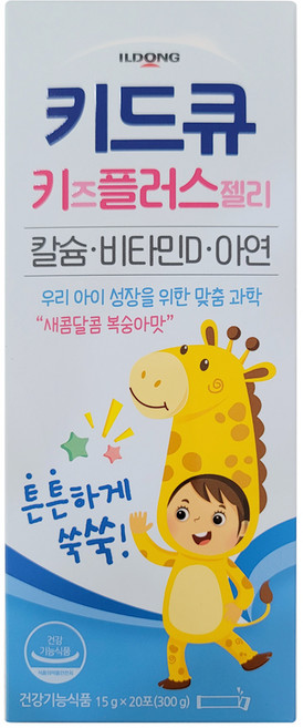 일동 키드큐 키즈플러스젤리 20포, 300g, 1개
