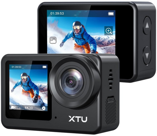 XTU S6 4K 20MP 4.0 WiFi HDMI 1350mAh 액션 카메라 액션 캠 슈퍼 부드러운 손떨림, 상세페이지 참조