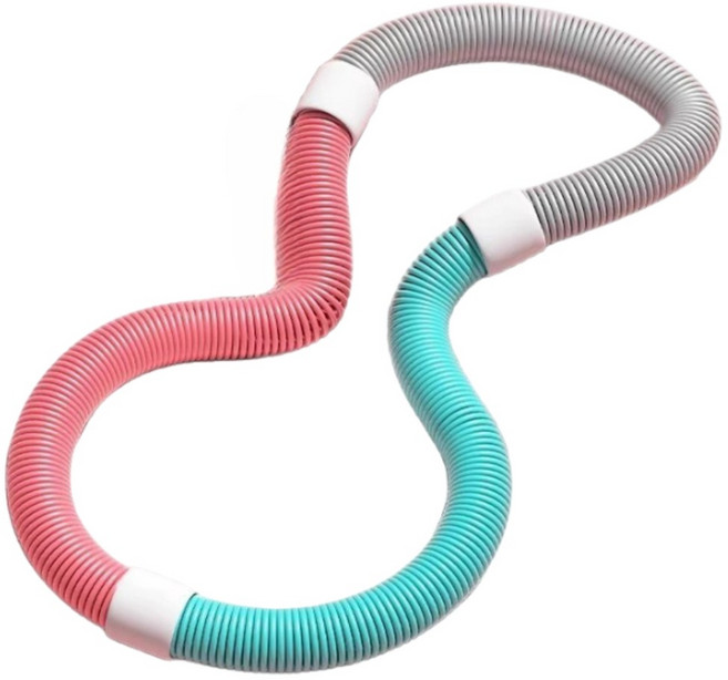 아엘론 뱃살삭제 전신 다이어트 고탄성 스프링 훌라후프 홈트, 1개, 코튼캔디믹스, 1.4kg