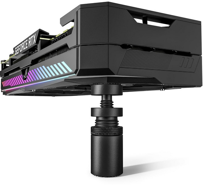 카드 새그 그래픽 방지 스탠드 브래킷 비디오 거치대 지지대 GPU, 블랙 27-50mm