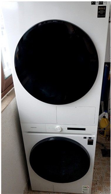 삼성전자 BESPOKE 그랑데AI 원바디 Top-Fit WF2521HCEEB 세탁기 25kg + 건조기 21kg 방문설치, WF2521HCEEB(그레이지), 그레이지