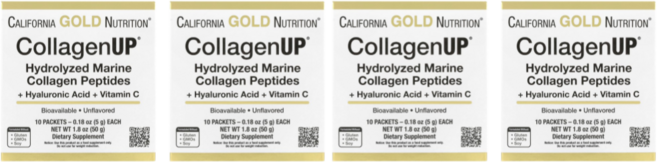 CGN콜라겐 UP 가수분해 마린 해양 콜라겐 vitamin C 히알루론산 무맛 1박스 10팩 효소, 4박스