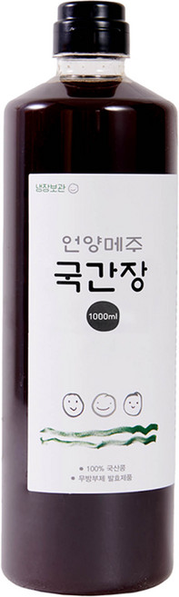 언양메주 [100% 국내산] 국간장, 4개, 1L