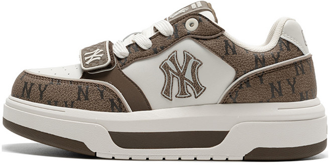 MLB 남녀 공용 청키 라이너 포켓 모노그램 운동화 3ASXP025N-50BRS