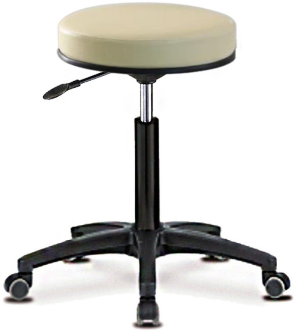 진찰용 C형 사출다리 아이보리 이동식 병원 진료 진찰 치과 스툴 의자, 다리선택:이동식