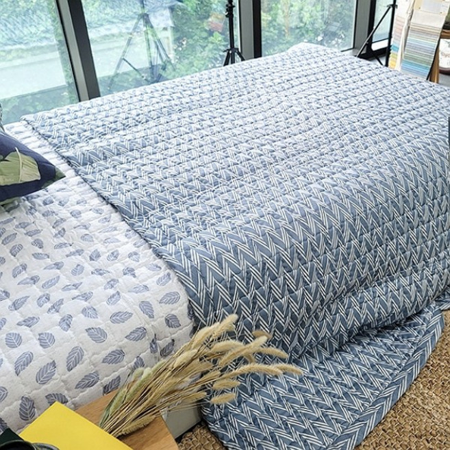 풍기인견 침대패드 150x195cm 카페트 인견패드 냉감 패드, 02.마일드그레이Q노밴드(150x195)풍기인견