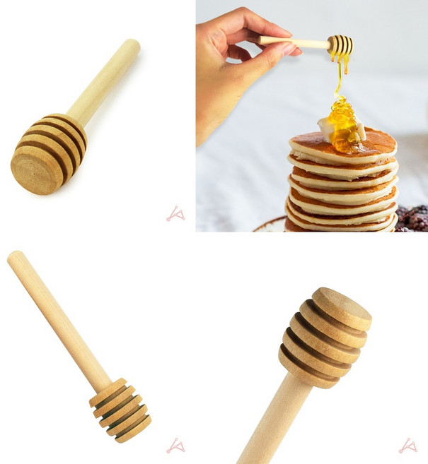 천연 떠먹는 우드 허니스틱 꿀항아리용 스틱 나무스틱 우드스틱