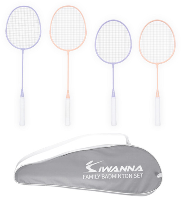 아이워너 패밀리 배드민턴 세트, 1세트