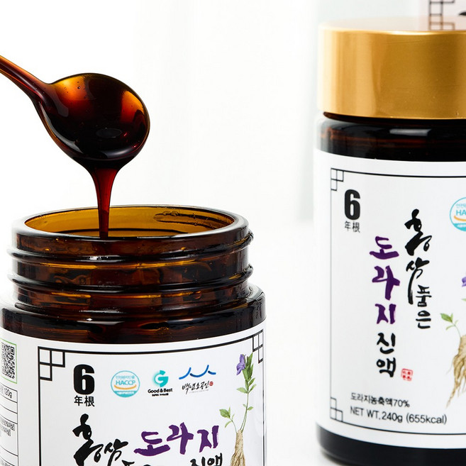 풍기농부 홍삼품은도라지진액 도라지청 약도라지청 배도라지청 국내산, 240g, 1개