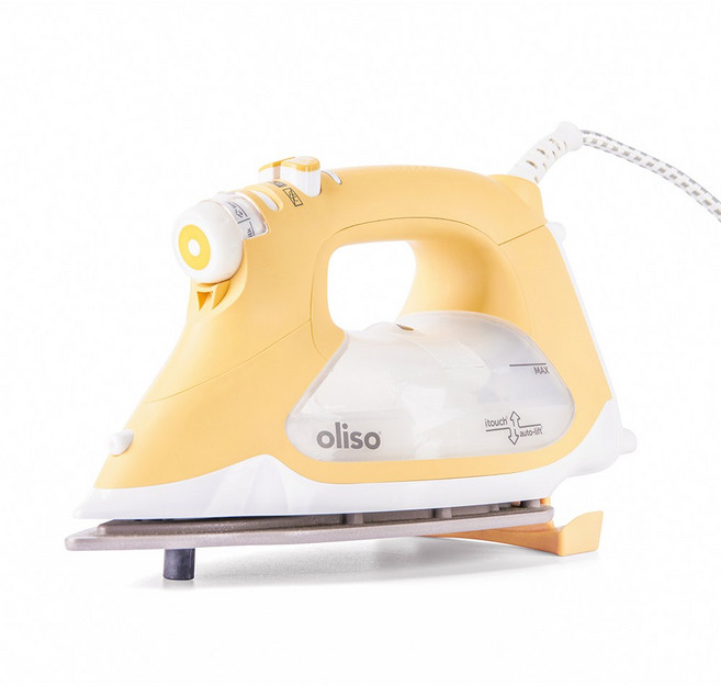 (총판) 올리소 스마트 다리미 옷만들기 전문가용 스팀다리미 Oliso TG1600 Pro+, 옐로우