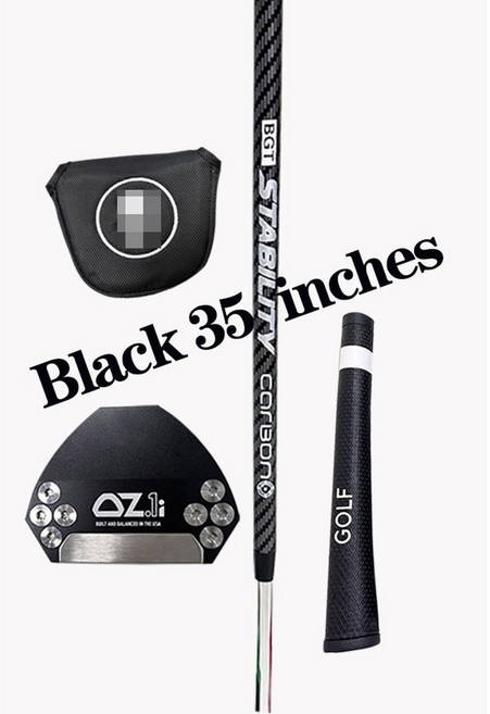 골프 퍼터 OZ1i 제로 토크 밸런스 33 34 35 인치 BGT 스태빌리티 샤프트, bla 35 in s