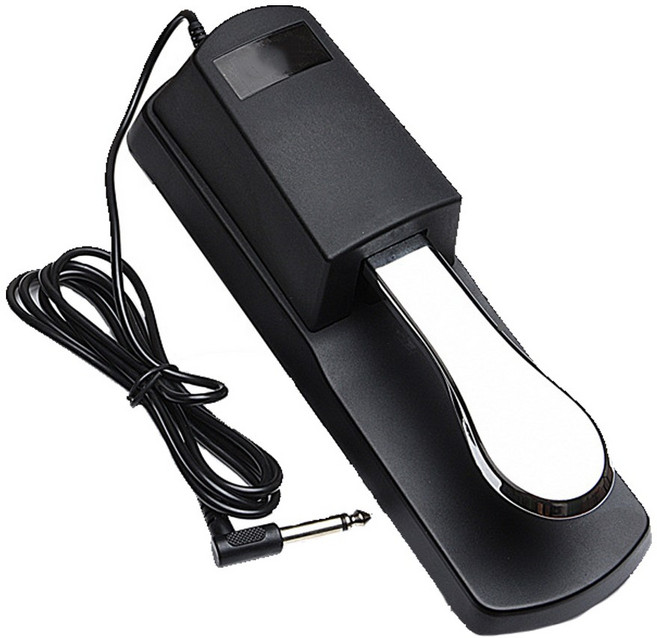 전자 키보드용 서스테인 페달 유니버설 롤랜드 코그 베링거 피아노 미디, 1개