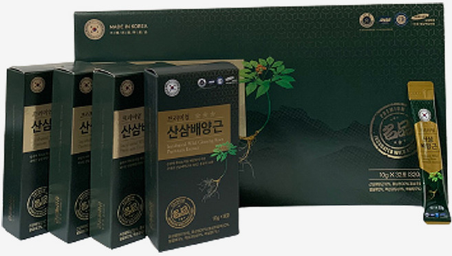 다비샵 산삼배양근 10g x 32포 천종산삼배양근 산삼배양근골드 산삼배양근분말 산삼배양근스틱 장뇌삼, 32개