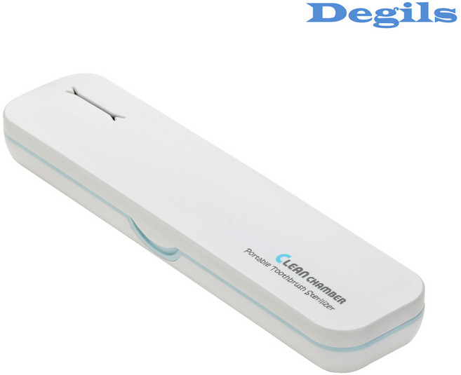 크린챔버 국내제조 uv led (충전식+건전지) 휴대용 칫솔살균기 1인용 DK-900, 화이트