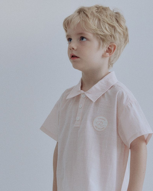 로아앤제인 시어서커데이트 카라 티셔츠RJ25MTS03STT 185373