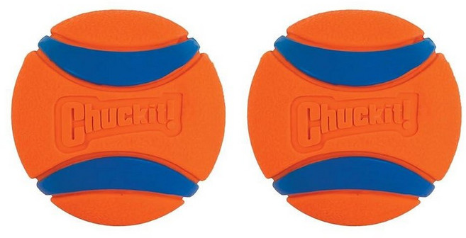 Chuckit! Ultra 삑삑이 공 145830, 울트라, Small (2 Pack)