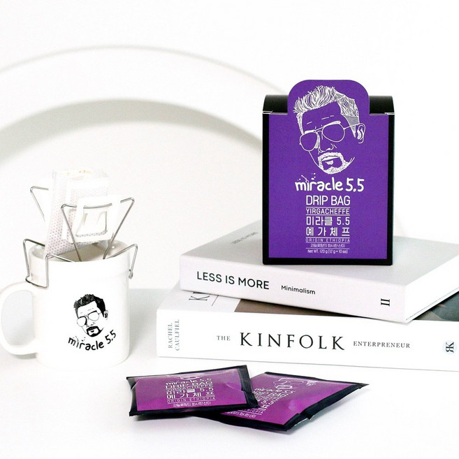 [미라클5.5] 예가체프 드립백커피, 1개, 9개입, 12g
