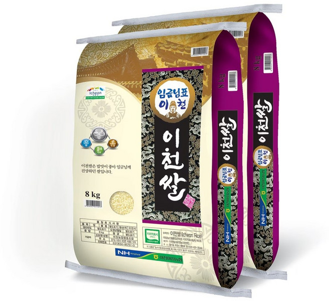마장농협 햅쌀 등급 상 임금님표 이천쌀 8kg x 2 쌀의 명산지, 2박스, 상등급