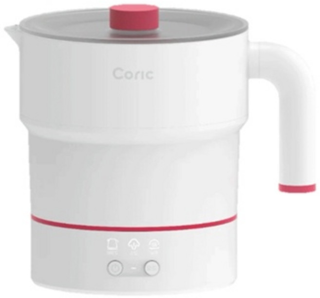 코릭 접이식 멀티쿠커 전기 포트 여행용 캠핑 휴대용 티 분유 주전자 커피 미니 차박, CO-801