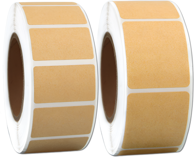 펴나나다 크래프트지 다용도 라벨 스티커, 1세트, 1220개입