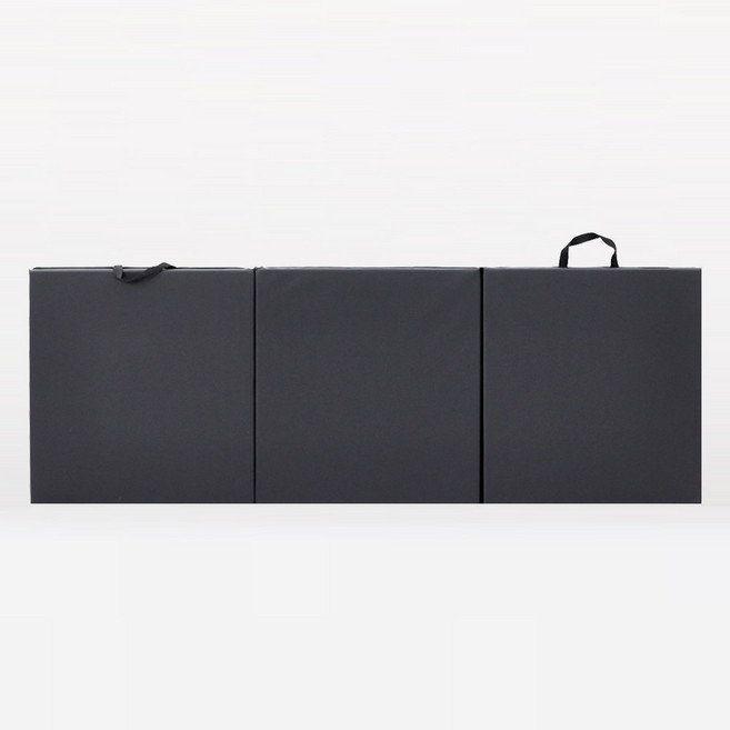 에코요기 접이식 폴더매트 50mm, 블랙(하드), 1개