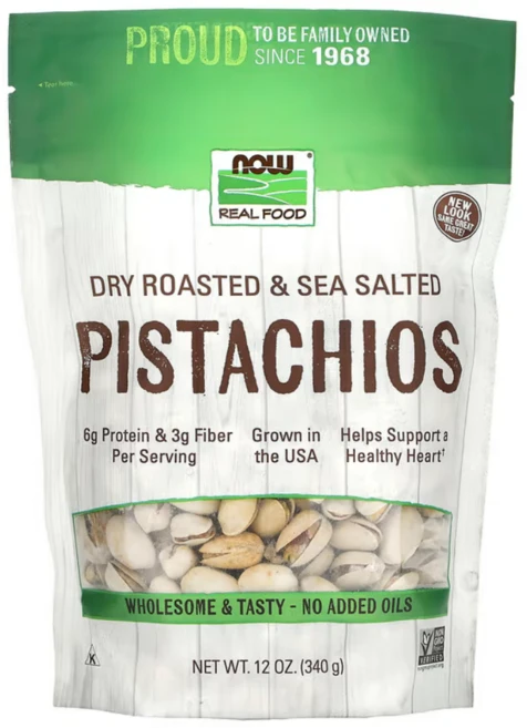 나우푸드 피스타치오 340g 칼슘 철분 칼륨 식이섬유 Pistachios, 1개 - 쿠팡