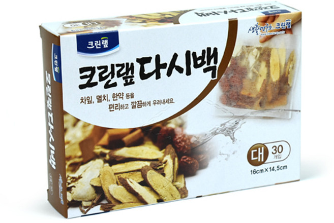 서진 크린랲 크린랩 다시백 다시팩(대) 국물팩 육수백 30매, 대(L), 1개