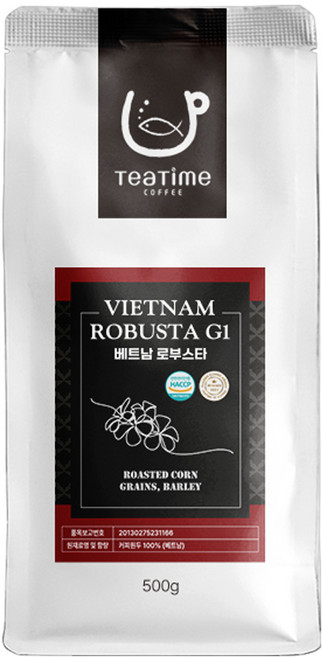 500g 베트남 로부스타G1 원두커피 당일로스팅 사업자원두 [미디움로스트], 1개, 홀빈(분쇄안함)