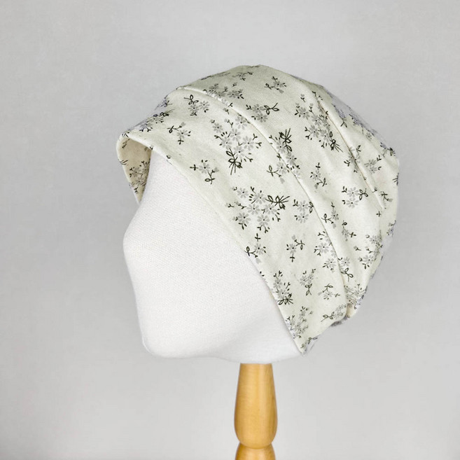 안개꽃 순면 수면 항암 비니 모자 봄 여름 사계절 실내 실외