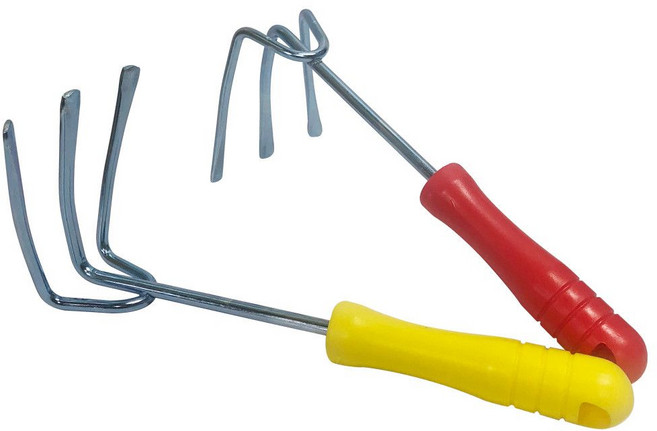 화단가꾸기 칼퀴 갈고리 채소밭체험 갯벌체험 자연 괭이 호미 조개갈퀴EU_, 1개