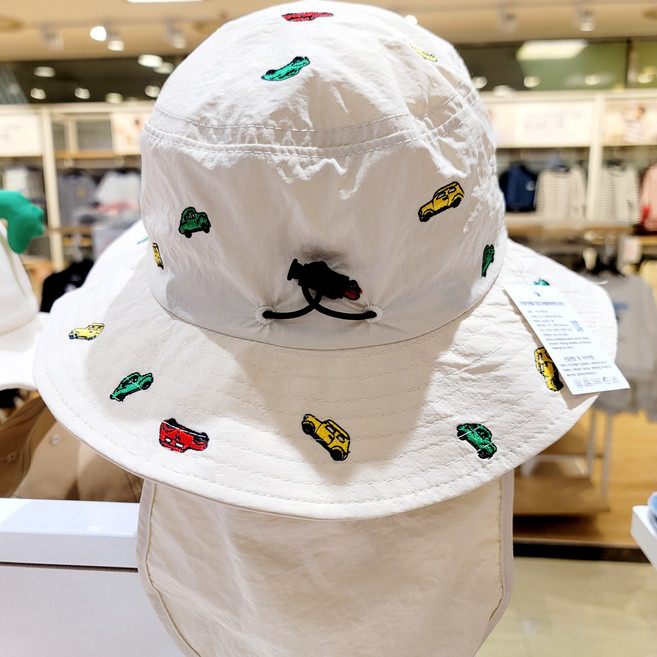 [잼뽀니] *자동차**캠핑햇모자**시원한소재 원단이 바스락바스락 좋아요!! 세탁이 편해요 봄 여름 가을 두루두루 야외나갈때 꼭 필요해요