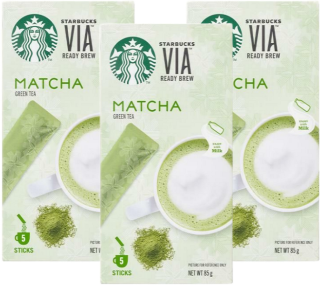 스타벅스 비아 말차, 3개, 5개입, 17g