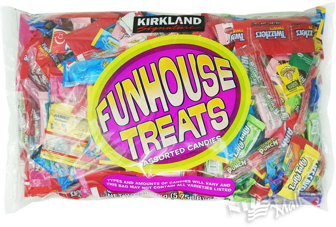 대용량 커클랜드 펀하우스 트리츠 버라이어티팩 2.61kg KIRKLAND SIGNATURE FUNHOUSE TREATS VARIETY PACK