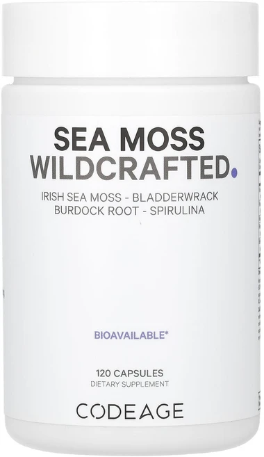 몸관리하세요 겨울입니다 Codeage 바다 이끼 야생 재배 캡슐 120정 특별관리진행, 1개 - 쿠팡