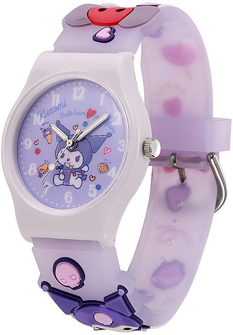 산리오 어린이 쿼츠 시계 충격 방지 내구성 캐릭터 컬러 스트랩