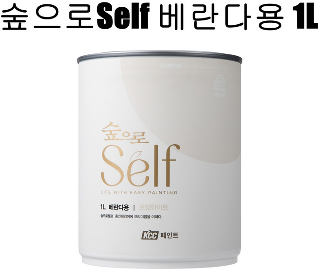 [KCC 숲으로셀프 철재용 1L] 친환경 철재페인트 금속 창문 현관문 방화문 대문 난간, 라즈베리, 1L, 1개