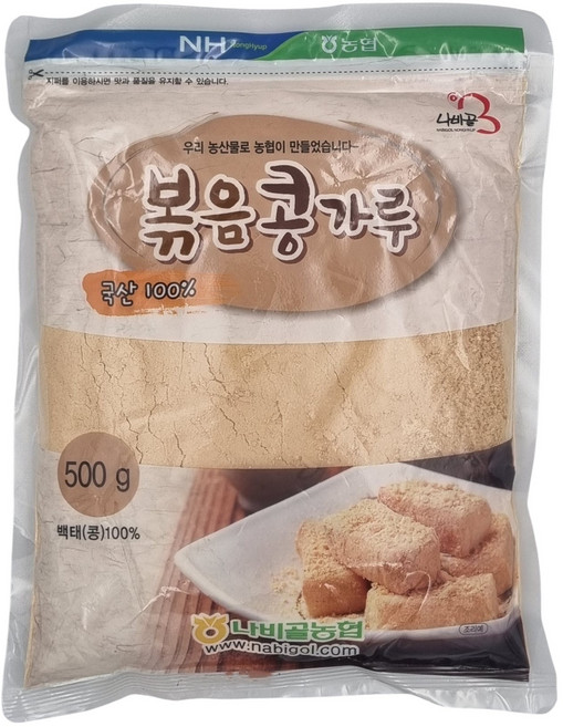 [농협] 함평 나비골농협 국산 볶음 콩가루, 500g, 1개