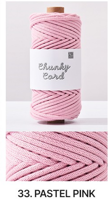 4.0mm 70yard 굵은뜨개실 우동실 청키코드 마크라메실 바구니뜨개실 러그실 가방실 매듭실 (61컬러), No.33, 1개
