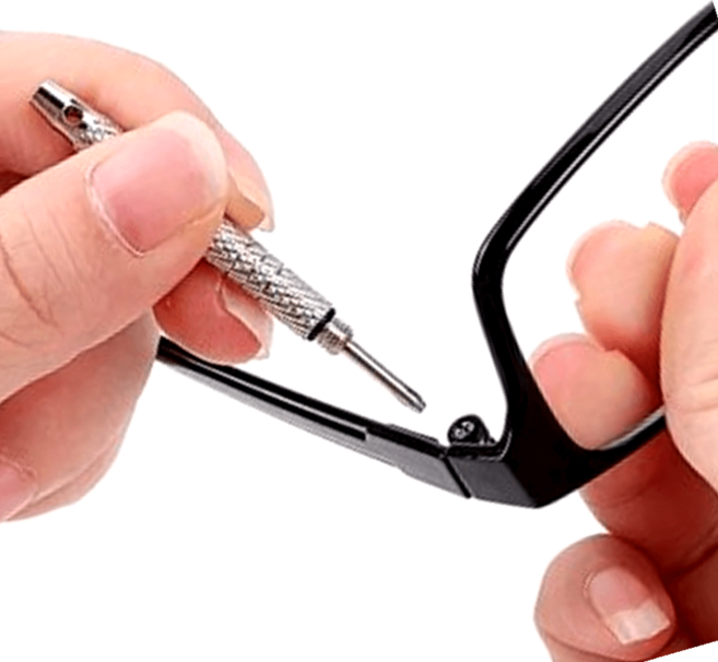 휴대용 안경 드라이버 세트 4in1 정밀 공구, 1개