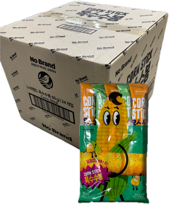 노브랜드 옥수수봉, 24개, 60g