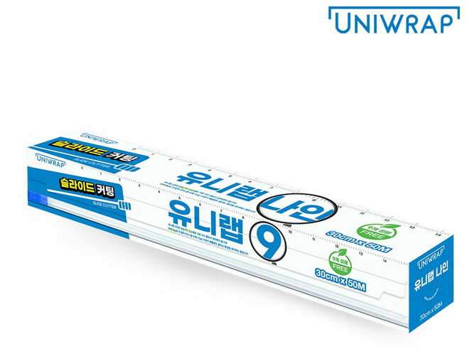 가정용 유니랩 나인 30cm x 50M 주방용랩 유니랩9, 1개