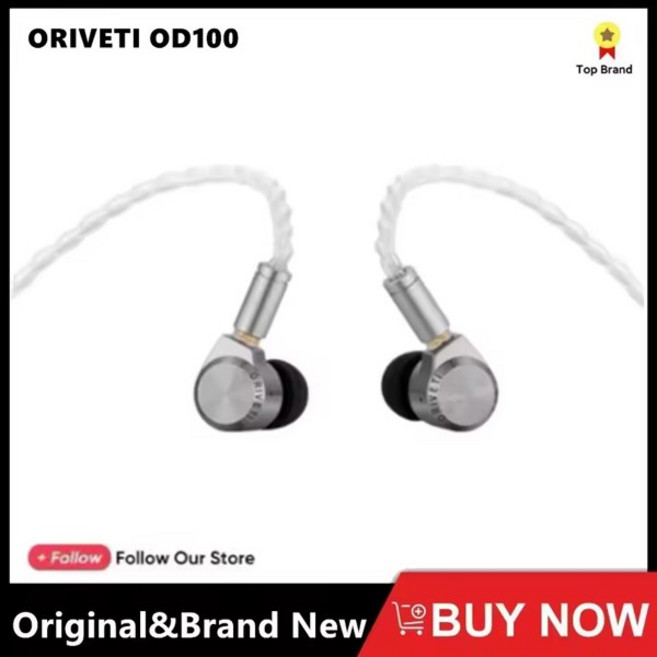 ORIVETI OD100 독점 DLC 9.2mm 다이나믹 드라이버 이어폰 HiFi 음악 유선 CNC 밀링 금속 이어폰 모니터 3.5mm 스테레오 플러그, [01] 옵션1