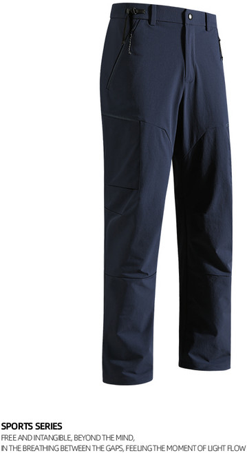 男士登山褲 春季新款 防水防風防汙 加絨保暖休閒長褲