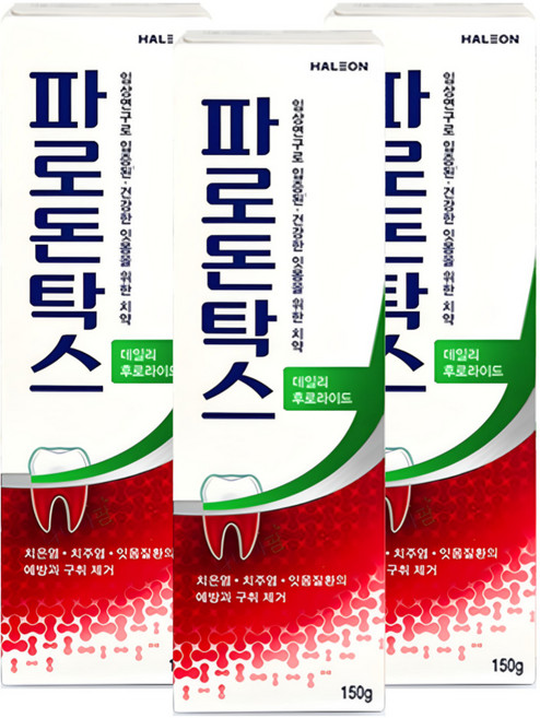 파로돈탁스 데일리 후로라이드 치약, 150g, 1개입, 3개