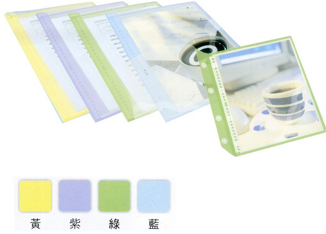 LAN CHYN 天騰 連勤 A4 10孔 輕盈 文件夾 CAS-0410 LC-5010 PP 資料夾, 1個, 連勤 10張入固頁 LC-5010 PP, N/A