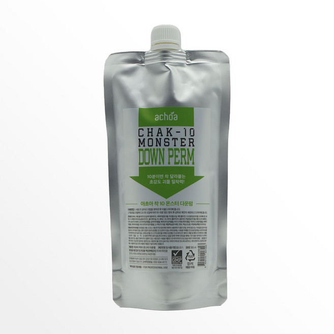 아초아 착 10 몬스터 다운펌, 300ml, 1개