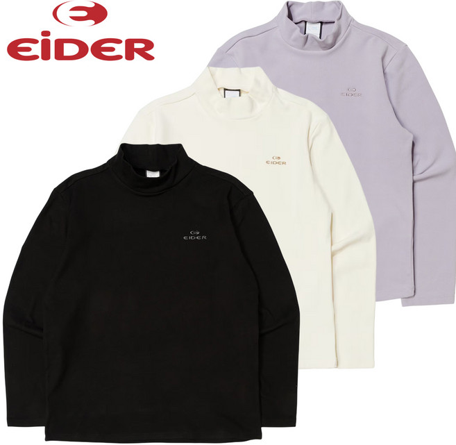 백화점정품 아이더 여성 기모 목폴라 겨울 터틀넥 긴팔티 티셔츠 목티