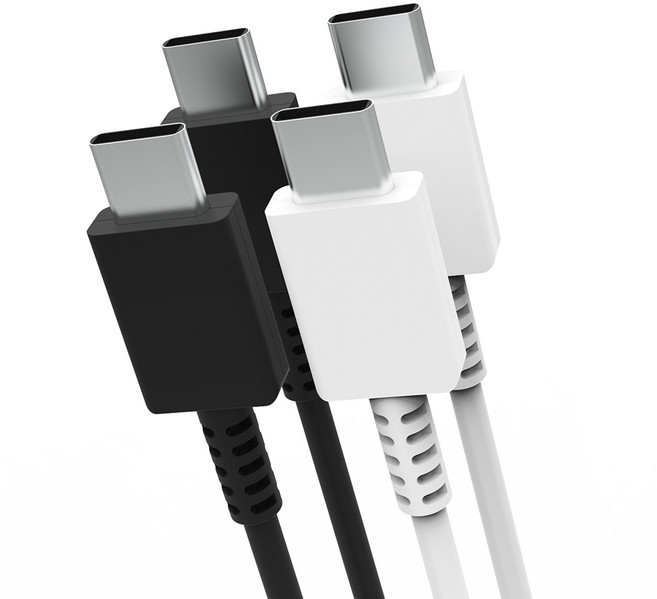 더블디 PPS 45W C to C 타입 PD 초고속충전 케이블 0.2m, 20cm, 블랙, 1개