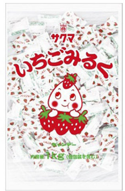 Sakuma 佐久間製菓 草莓牛奶, 1個, 1kg